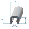 Profil armature  métallique  ref 538  50ml